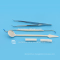 Kit de instrumentos dentales orales para limpiar los dientes